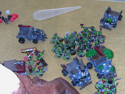 Orks surround plague marines in H2H