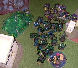 The unlucky plague marines before they get beaten down