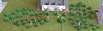 Mike's all Nurgle deamon army