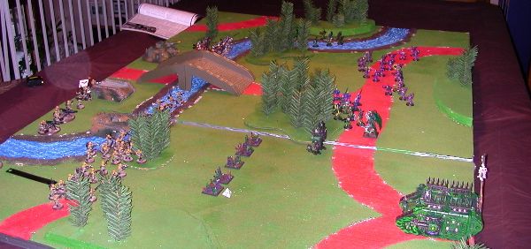 The armies at the end of turn three.