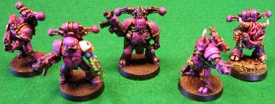 Five More Purple Plague Marines